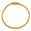 Wholesale Stainless Steel And Titanium Steel Geometric Keel Chain Necklace With Electroplating Treatment