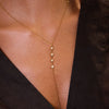 Wholesale Stainless Steel And Titanium Steel Geometric Y Shaped Chain Long Necklace For Women With Electroplating Design