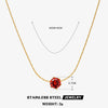 Wholesale Stainless Steel And Titanium Steel Hip Hop Claw Necklace With Geometric Zircon Inlay And Electroplating For Women