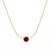 Wholesale Stainless Steel And Titanium Steel Hip Hop Claw Necklace With Geometric Zircon Inlay And Electroplating For Women