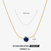 Wholesale Stainless Steel And Titanium Steel Hip Hop Claw Necklace With Geometric Zircon Inlay And Electroplating For Women