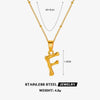 Wholesale Stainless Steel And Titanium Steel Ins Style Letter Pendant Necklace With Electroplating And Cross Chain For Women