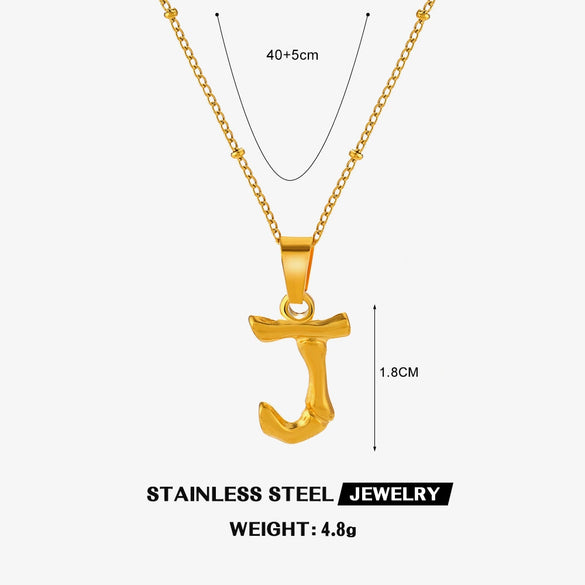 Wholesale Stainless Steel And Titanium Steel Ins Style Letter Pendant Necklace With Electroplating And Cross Chain For Women