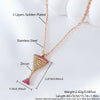 Wholesale Stainless Steel And Titanium Steel Insect And Mushroom Pendant Necklace For Women With Electroplating Light Luxury Style
