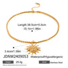 Wholesale Stainless Steel And Titanium Steel Jewelry Geometric Necklace With Electroplating For Women