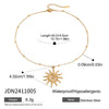 Wholesale Stainless Steel And Titanium Steel Jewelry Geometric Necklace With Electroplating For Women