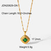 Wholesale Stainless Steel And Titanium Steel Jewelry With Geometric Pattern Electroplated Necklace Earrings Bracelet Ring For Women