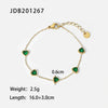 Wholesale Stainless Steel And Titanium Steel Jewelry With Geometric Pattern Electroplated Necklace Earrings Bracelet Ring For Women
