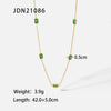 Wholesale Stainless Steel And Titanium Steel Jewelry With Geometric Pattern Electroplated Necklace Earrings Bracelet Ring For Women