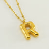 Wholesale Stainless Steel And Titanium Steel Letter Clip Bead Necklace With Polishing Treatment And Fashionable Design