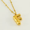 Wholesale Stainless Steel And Titanium Steel Letter Clip Bead Necklace With Polishing Treatment And Fashionable Design
