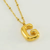 Wholesale Stainless Steel And Titanium Steel Letter Clip Bead Necklace With Polishing Treatment And Fashionable Design