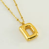 Wholesale Stainless Steel And Titanium Steel Letter Clip Bead Necklace With Polishing Treatment And Fashionable Design