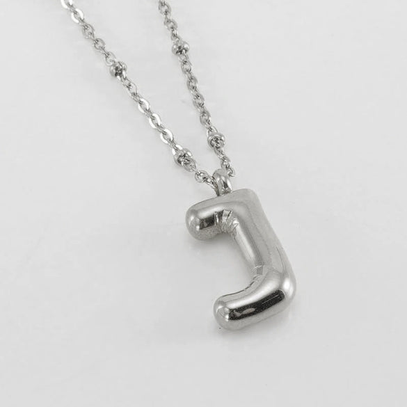 Wholesale Stainless Steel And Titanium Steel Letter Clip Bead Necklace With Polishing Treatment And Fashionable Design
