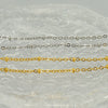 Wholesale Stainless Steel And Titanium Steel Letter Clip Bead Necklace With Polishing Treatment And Fashionable Design