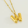 Wholesale Stainless Steel And Titanium Steel Letter Clip Bead Necklace With Polishing Treatment And Fashionable Design