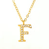 Wholesale Stainless Steel And Titanium Steel Letter Necklace Electroplated Cross Chain Style For Unisex