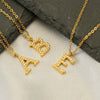 Wholesale Stainless Steel And Titanium Steel Letter Necklace Electroplated Cross Chain Style For Unisex