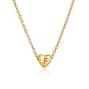 Wholesale Stainless Steel And Titanium Steel Love Heart And Letter Design Necklace For Women With Electroplating
