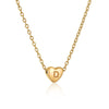 Wholesale Stainless Steel And Titanium Steel Love Heart And Letter Design Necklace For Women With Electroplating