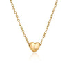 Wholesale Stainless Steel And Titanium Steel Love Heart And Letter Design Necklace For Women With Electroplating