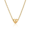 Wholesale Stainless Steel And Titanium Steel Love Heart And Letter Design Necklace For Women With Electroplating
