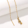 Wholesale Stainless Steel And Titanium Steel Ochain Clavicle Necklace With Geometric Beaded Pendant And Real Gold Plating For Women