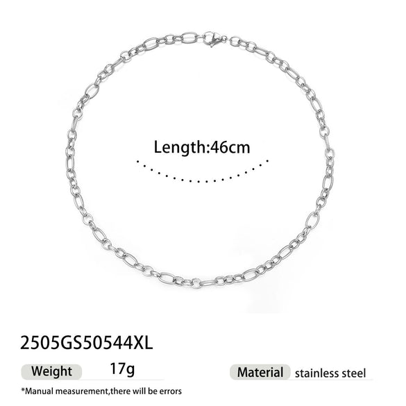 Wholesale Stainless Steel And Titanium Steel Women's Necklace With Conch Starfish Sun Patterns Electroplated Cross Chain Cuban Chain In Ins Nature Style