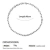 Wholesale Stainless Steel And Titanium Steel Women's Necklace With Conch Starfish Sun Patterns Electroplated Cross Chain Cuban Chain In Ins Nature Style