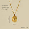 Wholesale Stainless Steel And Titanium Steel Women's Necklace With Geometric Pattern And Cross Chain Electroplated Design Fashion Allmatch Classic Style