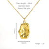 Wholesale Stainless Steel And Titanium Steel Women's Necklace With Geometric Pattern And Cross Chain Electroplated Design Fashion Allmatch Classic Style