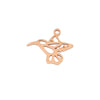 Wholesale Stainless Steel Animal Bird Hollow Doublesided Pendant Jewelry Accessories Finely Polished