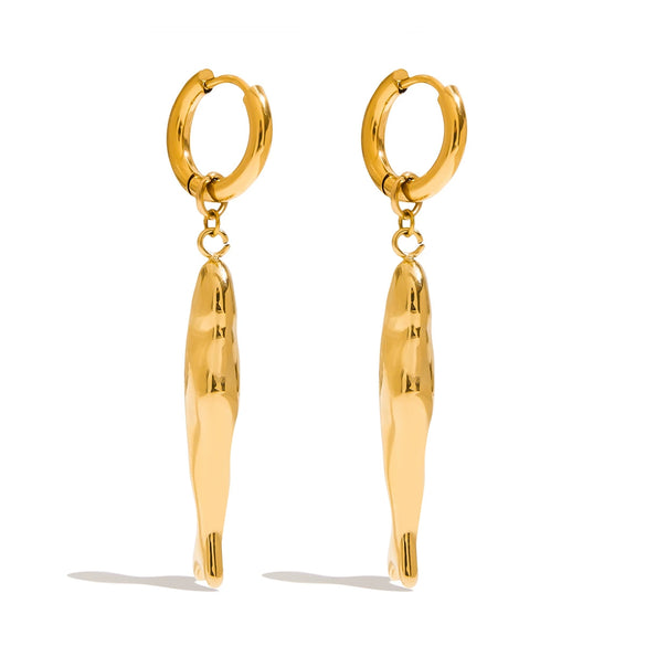Wholesale Stainless Steel Animal Shaped Electroplated Exaggerated Women's Earrings