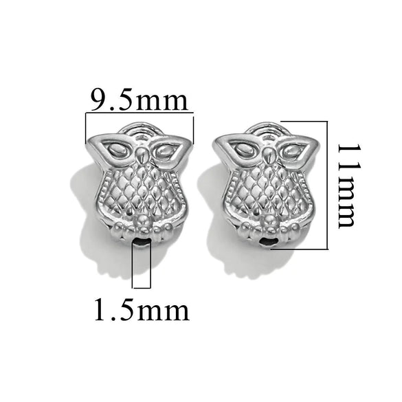 Wholesale Stainless Steel Animal Totem Jewelry Pendant Electroplated Handmade For Bracelet And Necklace