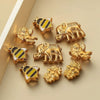 Wholesale Stainless Steel Animal Totem Jewelry Pendant Electroplated Handmade For Bracelet And Necklace