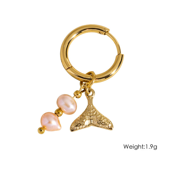 Wholesale Stainless Steel Animal Zodiac Original Design Hoop Earrings For Women With Vacuum In Furnace Electroplating