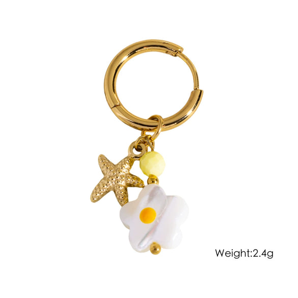 Wholesale Stainless Steel Animal Zodiac Original Design Hoop Earrings For Women With Vacuum In Furnace Electroplating