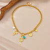 Wholesale Stainless Steel Animal Zodiac Pendant Necklace With Goldplated Electroplating Fashion Ol Style For Women
