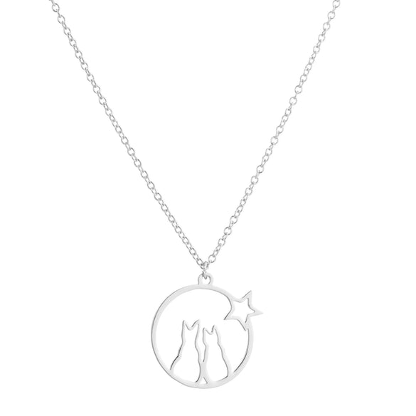 Wholesale Stainless Steel Animal Zodiac Pendant Necklace With Ochain Light Luxury Electroplated For Women