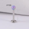 Wholesale Stainless Steel Australian Gem Fashion Ol Round Bead Polishing Ear Ring