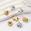 Wholesale Stainless Steel Baby Carriage Owl Heart Beads Accessories With Woven Rope And Electroplating Treatment