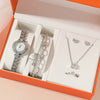 Wholesale Stainless Steel Band Diamond Ladies Quartz Watch With Round Dial And Leisure Style