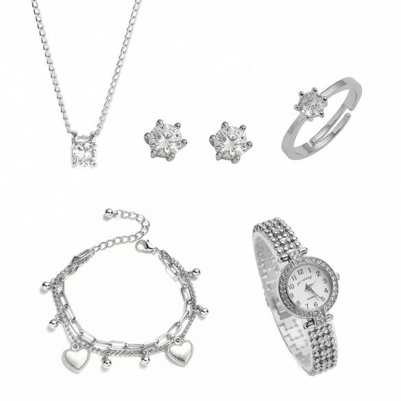 Wholesale Stainless Steel Band Diamond Ladies Quartz Watch With Round Dial And Leisure Style
