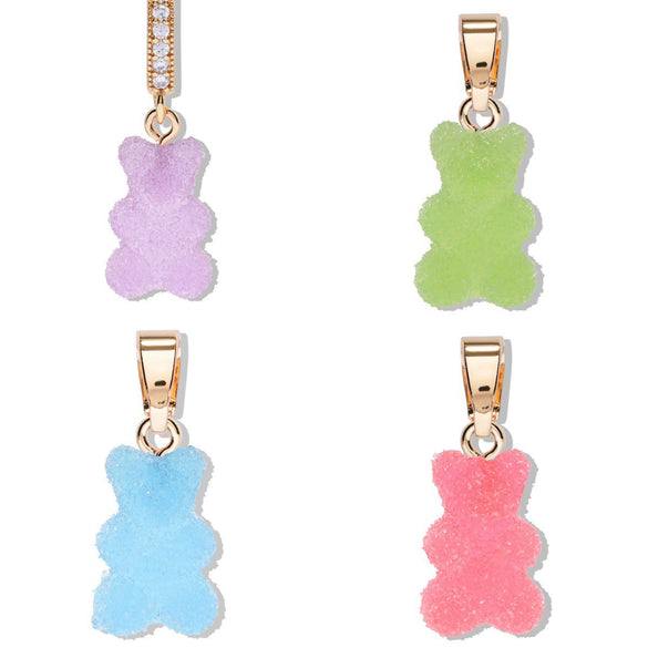 Wholesale Stainless Steel Bear Pendant Accessories With Electroplating Design