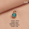Wholesale Stainless Steel Birthstone Pendant Jewelry Accessories With Electroplating