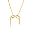 Wholesale Stainless Steel Bow Clavicle Chain Jewelry Electroplated Fashion Style