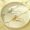 Wholesale Stainless Steel Bow Clavicle Chain Jewelry Electroplated Fashion Style