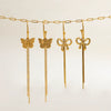 Wholesale Stainless Steel Bow Cshaped Electroplated Earrings For Women