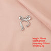 Wholesale Stainless Steel Bow Handmade Diy Pendant Necklace Jewelry Accessories With Electroplating