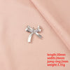Wholesale Stainless Steel Bow Handmade Diy Pendant Necklace Jewelry Accessories With Electroplating